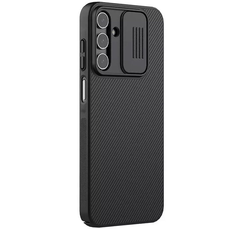 Фото Карбонова накладка Nillkin Camshield (шторка на камеру) на Samsung Galaxy A25 5G (Чорний / Black) в маназині vchehle.ua