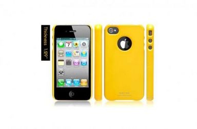 Ультратонкая накладка SGP  Ultra Vivid  Series (3 цвета) для Iphone 4 (желтый)
