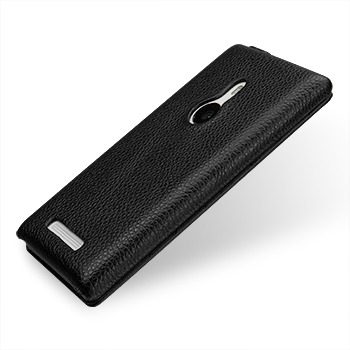 Купить #Кожаный чехол (флип) TETDED для Nokia Lumia 900 (Черный / Black) на vchehle.ua
