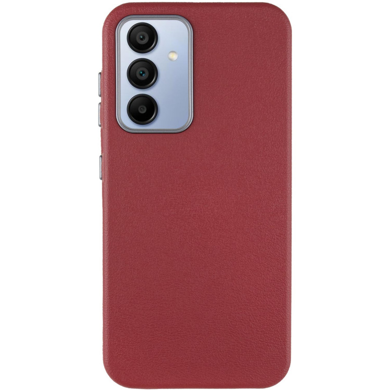 Фото Шкіряний чохол Leather Case Metal Buttons на Samsung Galaxy S23 FE (Red) на vchehle.ua