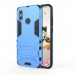 #Ударопрочный чехол-подставка Transformer для Xiaomi Redmi Note 6 Pro с мощной защитой корпуса (Синий / Navy)