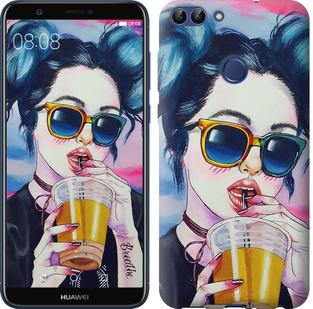 

Чохол Арт-дівчина в окулярах на Huawei Honor 9 Lite 657650