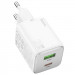 Фото СЗУ Hoco N41 Almighty PD20W+QC3.0 (1USB-A/1C) (White) в магазине vchehle.ua