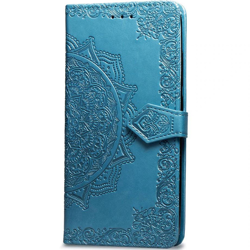 Кожаный чехол (книжка) Art Case с визитницей для Xiaomi Redmi Note 5 Pro / Note 5 (DC) (Синий)