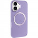 TPU чохол Bonbon Metal Style with Magnetic safe на Apple iPhone 16 (6.1") (Бузковий / Dasheen)