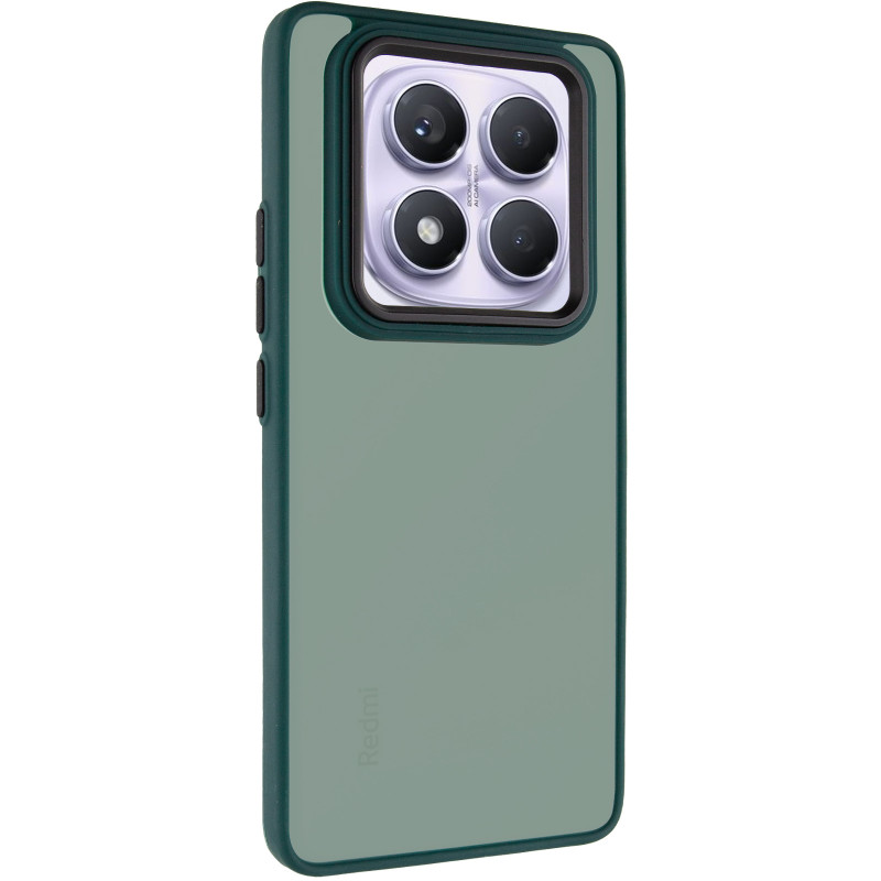 Чехол TPU+PC Lyon Frosted для Xiaomi Redmi Note 14 Pro 4G (Green)