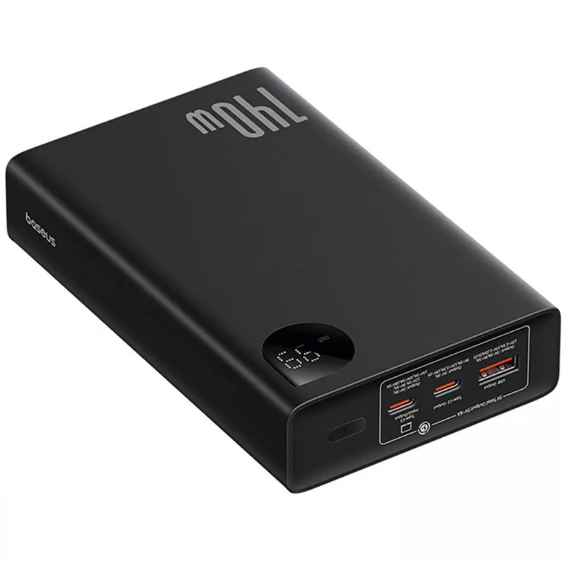 Фото Портативний ЗП Baseus Adaman Digital Display 140W 24000mAh (P100215081113-0) (Cluster Black) в маназині vchehle.ua