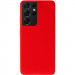 Фото Чехол Silicone Cover Lakshmi (AA) для Samsung Galaxy S21 Ultra (Красный / Red) на vchehle.ua