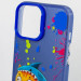 Купити TPU+PC чохол TakiTaki Graffiti magic glow на Apple iPhone 13 / 14 (6.1") (Fishcat / Blue) на vchehle.ua