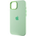 Фото Чохол Silicone Case Metal Buttons (AA) на Apple iPhone 12 Pro Max (6.7") (Зелений / Pistachio) в маназині vchehle.ua