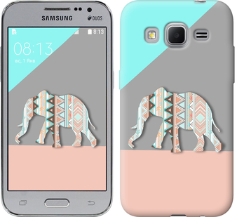 

Чохол Візерунчастий слон на Samsung Galaxy Core Prime G360H 224554