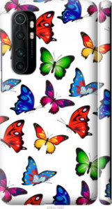 Чехол Красочные мотыльки для Xiaomi Mi Note 10 Lite