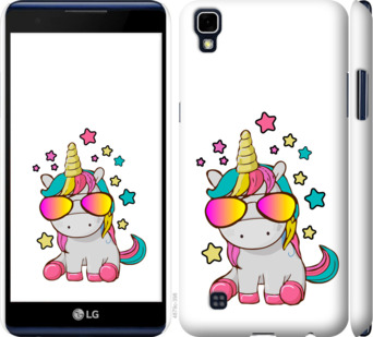 

Чехол Единорог в очках для LG X Power K220DS 911703
