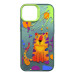 TPU+PC чехол TakiTaki Graffiti magic glow для Apple iPhone 15 Pro Max (6.7") (Shocked tiger / Green)