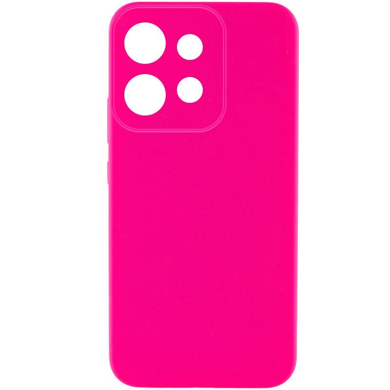 Чехол Silicone Cover Lakshmi Full Camera (AAA) для Motorola Edge 50 (Розовый / Barbie pink)