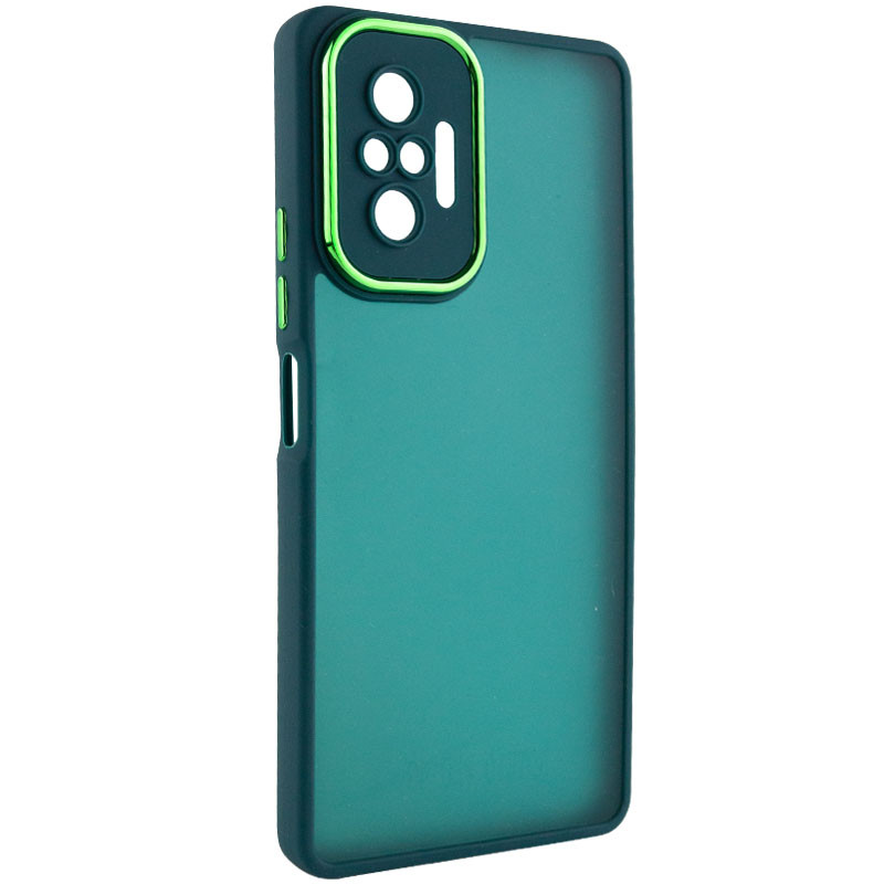 TPU+PC чохол Accent на Xiaomi Redmi Note 10 Pro / 10 Pro Max (Green)