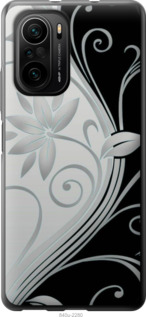 

Чехол Цветы на чёрно-белом фоне для Xiaomi Poco F3 1575643