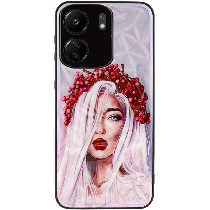 Фото TPU+PC чехол Prisma Ladies для Xiaomi Redmi 13C / Poco C65 (Ukrainian Girl) на vchehle.ua