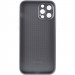 Чехол TPU+Glass Sapphire matte case для Apple iPhone 11 Pro Max (6.5") (Graphite Black) в магазине vchehle.ua