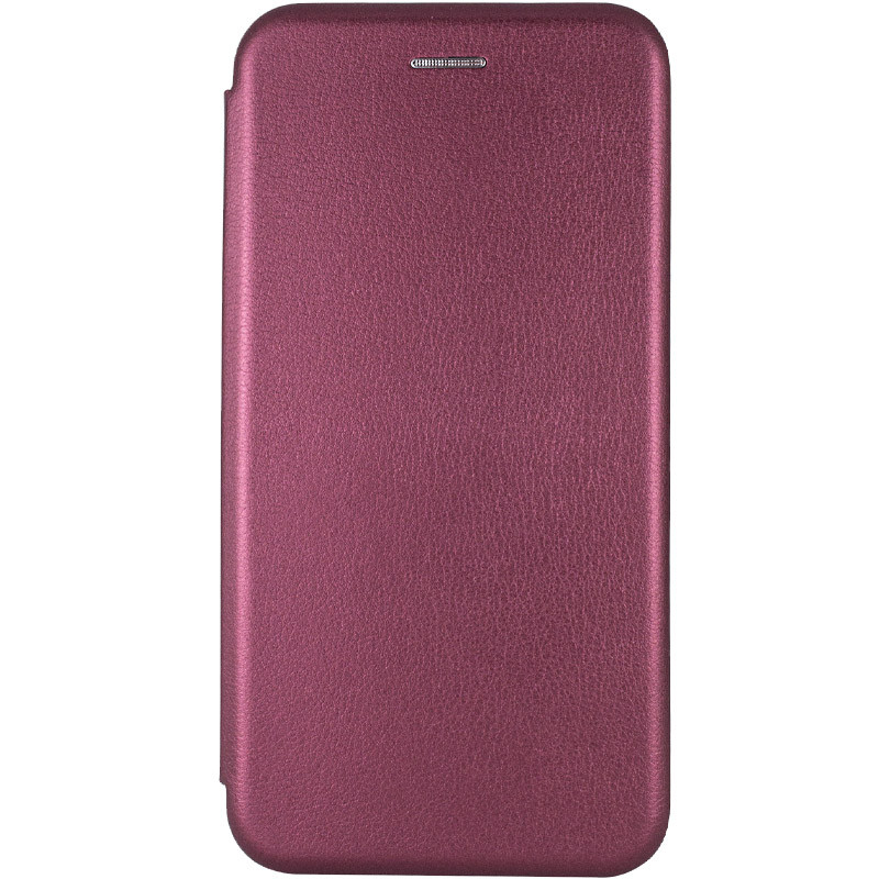 Шкіряний чохол-книжка Classy на Infinix Hot 40 / 40 Pro / Tecno Spark 20 Pro (Бордовий)