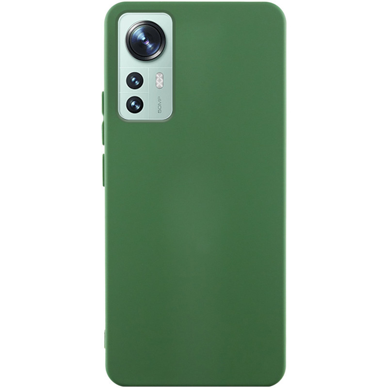 Чохол Silicone Cover Lakshmi (AA) на Xiaomi 12T / 12T Pro (Зелений / Dark green)