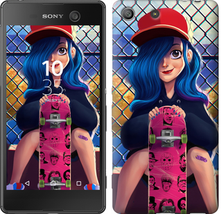 

Чохол Прикольна дівчинка зі скейтбордом для Sony Xperia M5 618300
