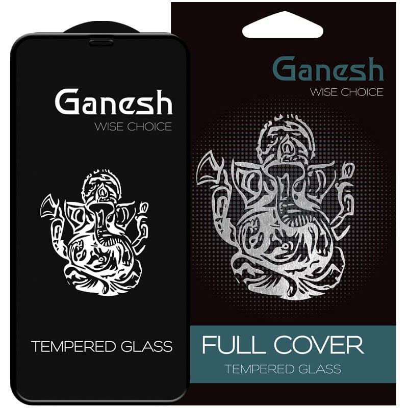 Захисне скло Ganesh (Full Cover) на Apple iPhone 11 Pro Max / XS Max (6.5") (Чорний)