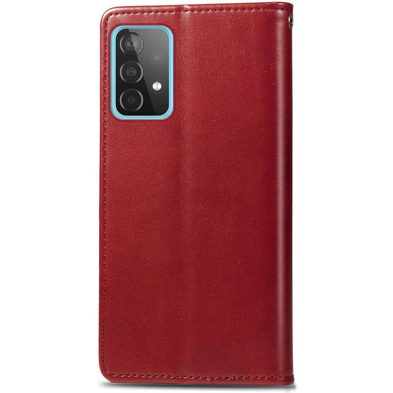 Фото Кожаный чехол книжка GETMAN Gallant (PU) для Samsung Galaxy A52 4G / A52 5G / A52s (Красный) на vchehle.ua