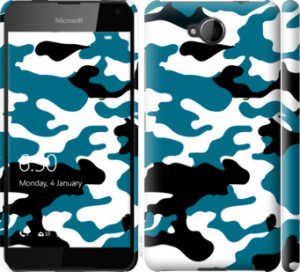 Чехол Камуфляж прозрачный фон для Nokia Lumia 650