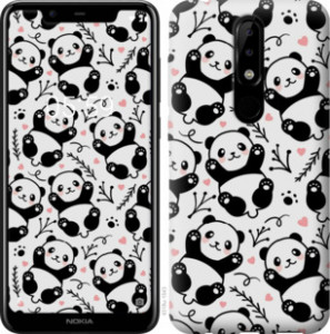 Чохол Панди на Nokia 5.1 Plus