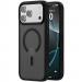 TPU+PC чехол Metal Buttons with  Magnetic Safe Colorful для Apple iPhone 17 Pro Max (6.9") (Черный / Black)