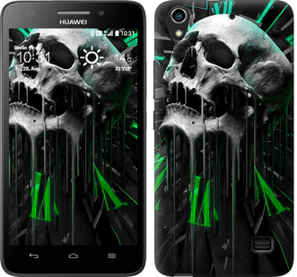 

Чехол Череп-часы для Huawei Honor 4 Play 353005