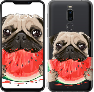 

Чохол Мопс і кавун на Meizu X8 843693