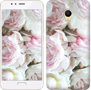 Чехол Пионы v2 для Meizu M5s