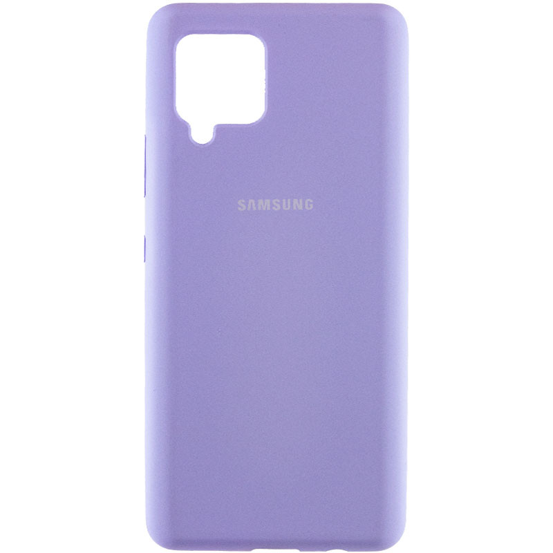 Чохол Silicone Cover Full Protective (AA) на Samsung Galaxy A42 5G (Бузковий / Dasheen)