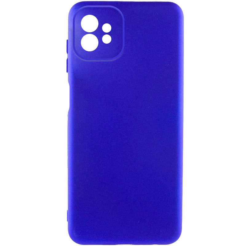 Чохол Silicone Cover Lakshmi Full Camera (A) на Motorola Moto G32 (Синій / Iris)