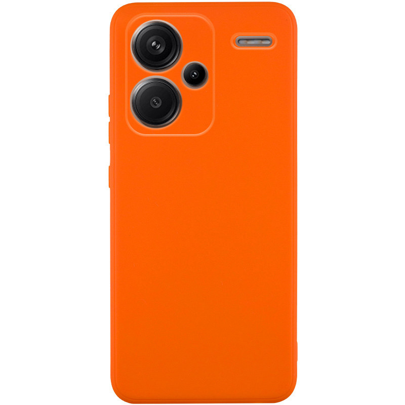 Силіконовий чохол Candy Full Camera на Xiaomi Redmi Note 13 Pro+ (Оранжевый / Orange)