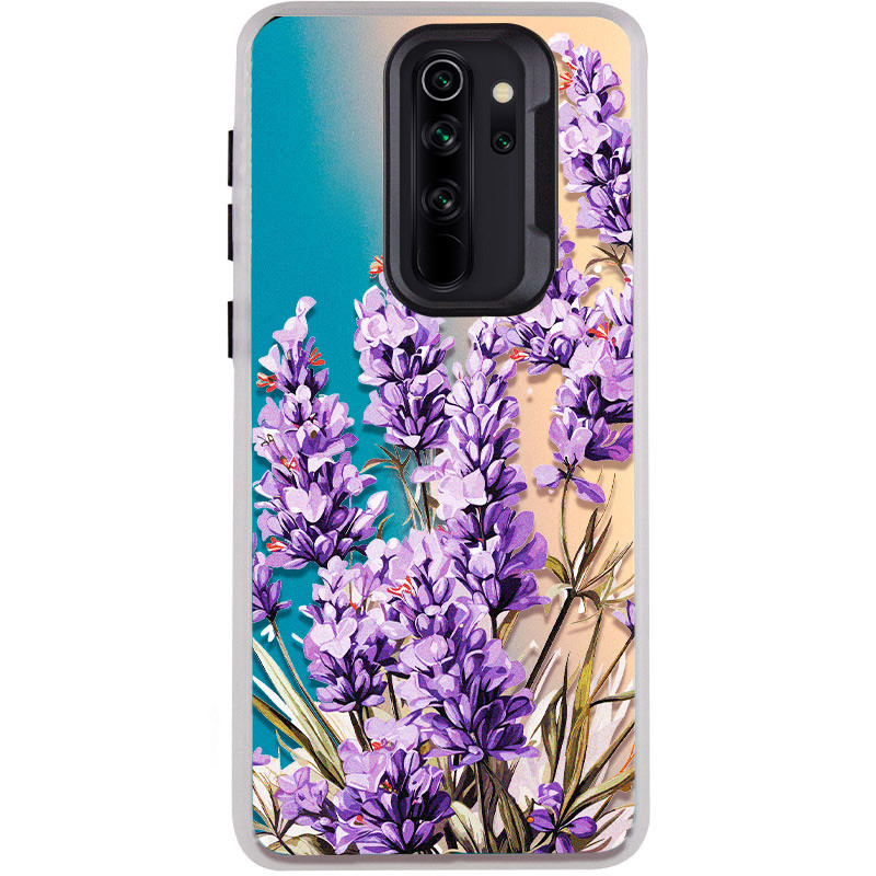 TPU+PC чехол TakiTaki Magic glow для Xiaomi Redmi Note 8 Pro (Lavender / Pink / Purple)