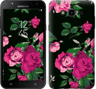 

Чохол Троянди на чорному тлі на Samsung Galaxy J7 Neo J701F 679488