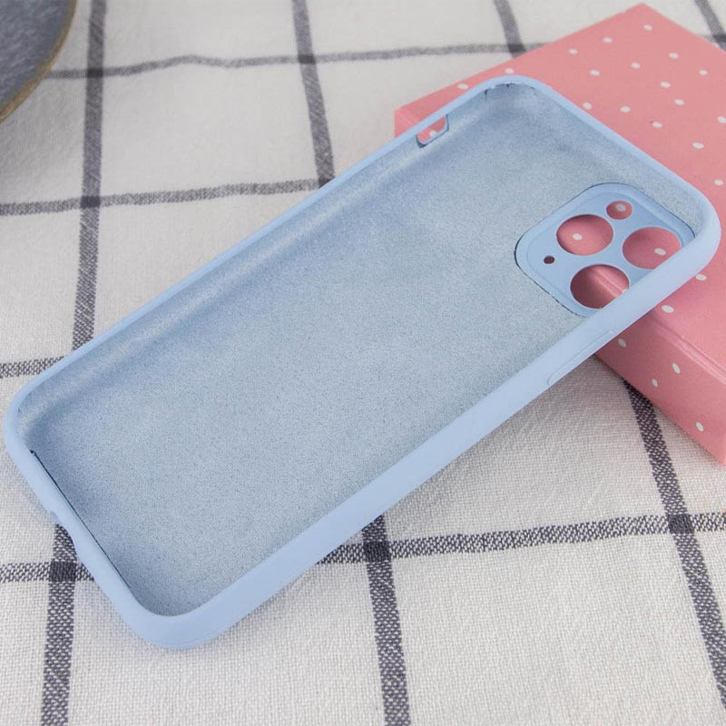 Фото Чохол Silicone Case Full Camera Protective (AA) NO LOGO на Apple iPhone 12 Pro (6.1") (Голубий / Lilac Blue) на vchehle.ua