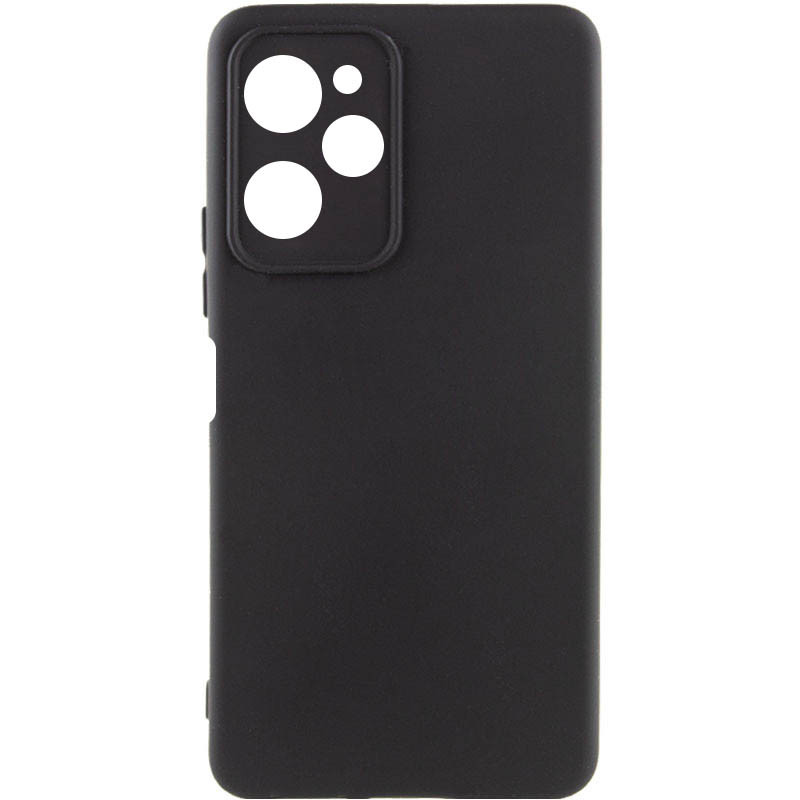 Чохол Silicone Cover Lakshmi Full Camera (AA) на Xiaomi Poco X5 Pro 5G (Чорний / Black)