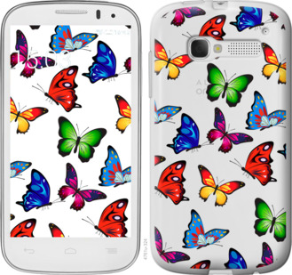 

Чехол Красочные мотыльки для Alcatel One Touch Pop C5 5036D 881660