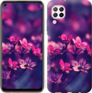 Чехол Пурпурные цветы для Huawei P40 Lite