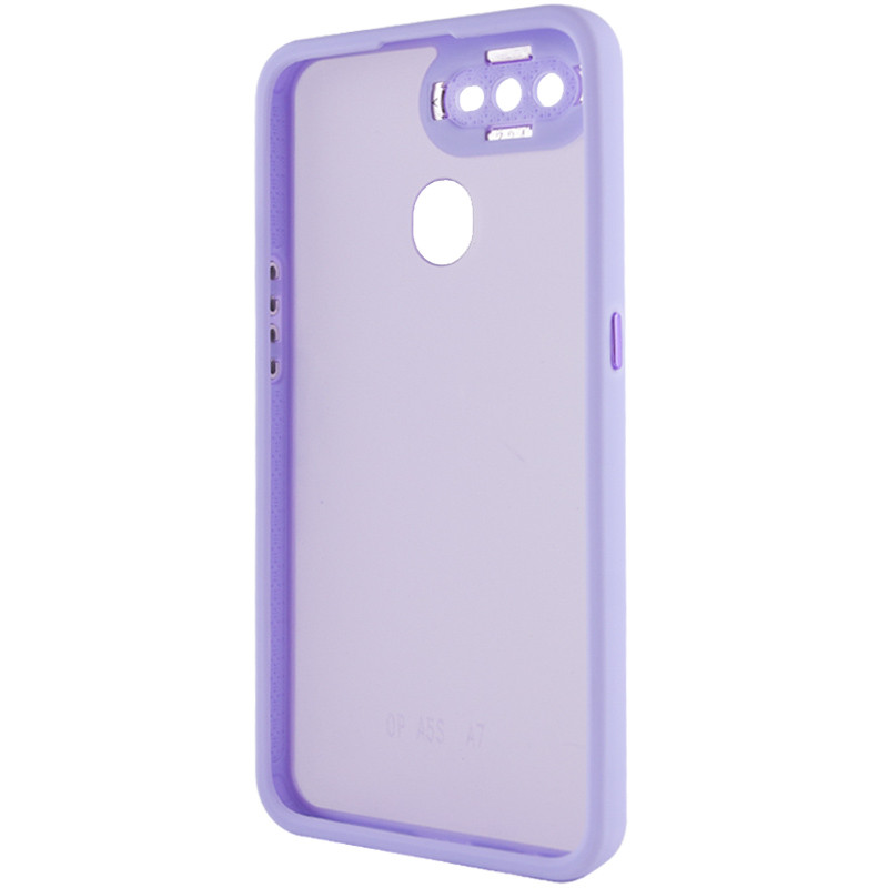 TPU+PC чехол Accent для Oppo A5s / Oppo A12 (White / Purple) в магазине vchehle.ua