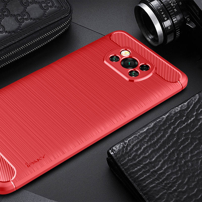 

TPU чохол iPaky Slim Series для Xiaomi Poco X3 NFC (Червоний) 1068884