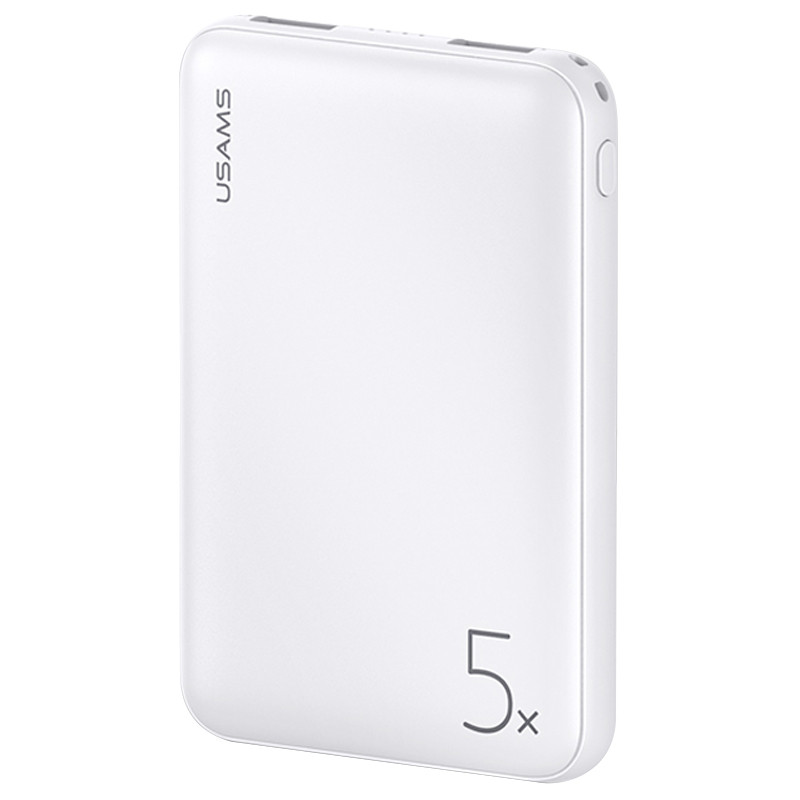 

Портативний зарядний пристрій Power bank Usams US-CD123 PB47 2.1A 5000 mAh (Білий) 904677