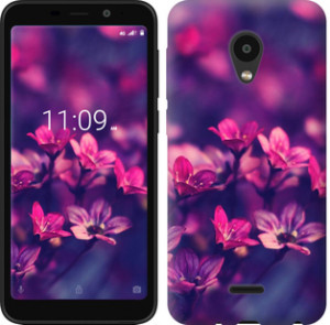 Чехол Пурпурные цветы для Meizu C9
