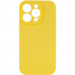 Чохол Silicone Case Full Camera Protective (AA) NO LOGO на Apple iPhone 14 Pro Max (6.7") (Жовтий / Yellow)