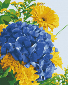 Картина по номерам. Art Craft "Гортензия в цветах" 40х50 см 13123-AC (Разные цвета)