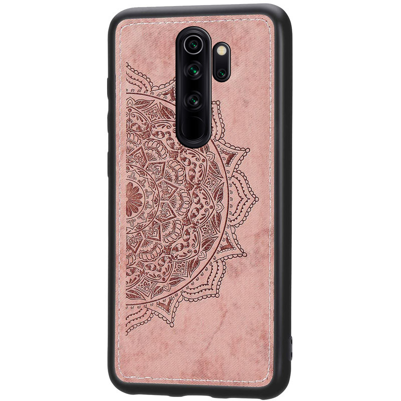 

TPU+Textile чохол Mandala з 3D тисненням на Xiaomi Redmi Note 8 Pro (Рожевий) 768769